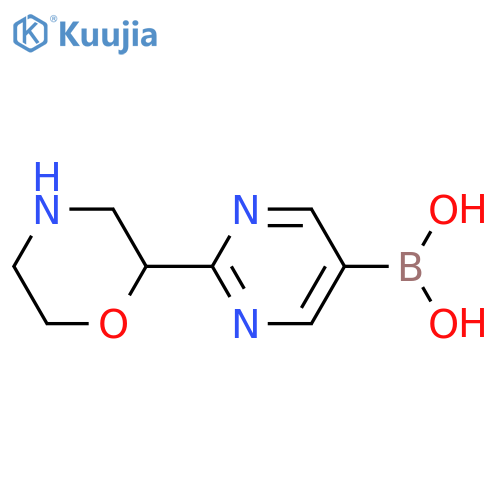 (2-(morpholin-2-yl)pyrimidin-5-yl)boronic acid structure