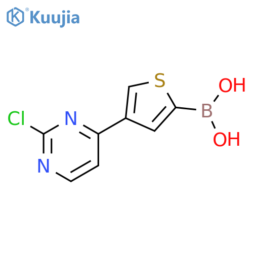 4-(2-Chloropyrimidin-4-yl)thiophene-2-boronic acid structure
