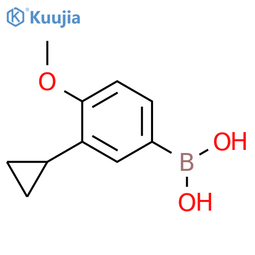 (3-cyclopropyl-4-methoxyphenyl)boronic acid structure