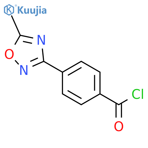 4-(5-Methyl-1,2,4-oxadiazol-3-yl)benzoyl Chloride structure