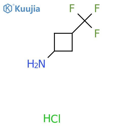 trans-3-(trifluoromethyl)cyclobutanamine hydrochloride structure