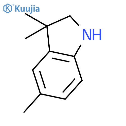 3,3,5-trimethyl-1,2-dihydroindole structure
