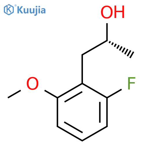 (2R)-1-(2-fluoro-6-methoxyphenyl)propan-2-ol structure