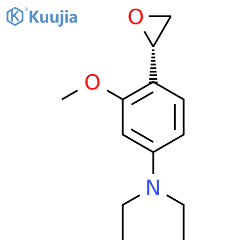 N,N-diethyl-3-methoxy-4-(2S)-oxiran-2-ylaniline structure