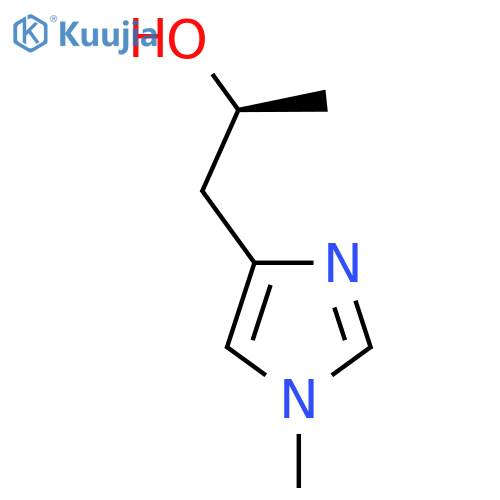 (2S)-1-(1-methyl-1H-imidazol-4-yl)propan-2-ol structure