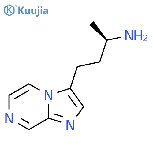 (2R)-4-{imidazo1,2-apyrazin-3-yl}butan-2-amine structure
