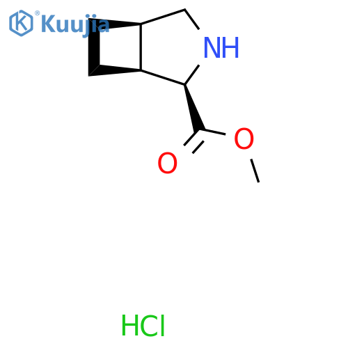 rac-methyl (1r,2s,5s)-3-azabicyclo[3.2.0]heptane-2-carboxylate hydrochloride structure