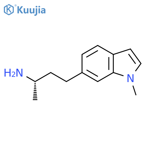 (2S)-4-(1-methyl-1H-indol-6-yl)butan-2-amine structure