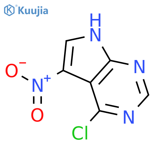 4-Chloro-5-nitro-7H-pyrrolo[2,3-d]pyrimidine structure