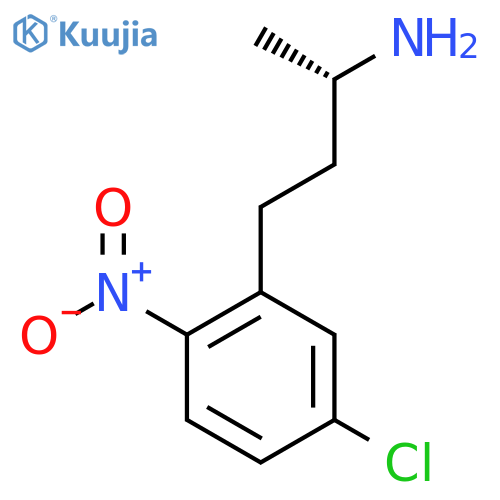 (2S)-4-(5-chloro-2-nitrophenyl)butan-2-amine structure