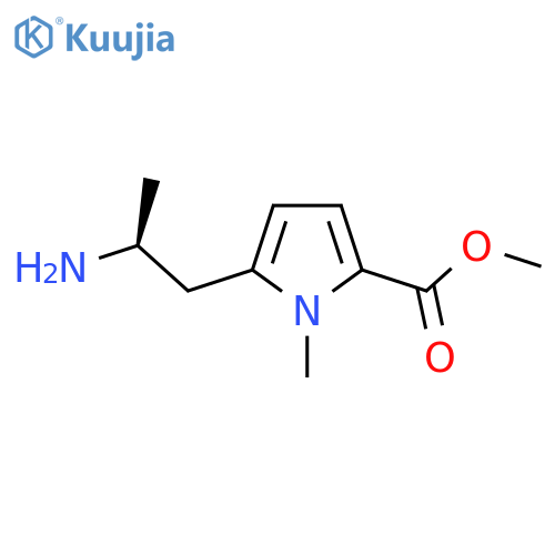 methyl 5-(2S)-2-aminopropyl-1-methyl-1H-pyrrole-2-carboxylate structure