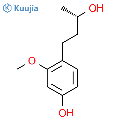 4-(3S)-3-hydroxybutyl-3-methoxyphenol structure