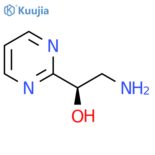 (1R)-2-amino-1-(pyrimidin-2-yl)ethan-1-ol structure