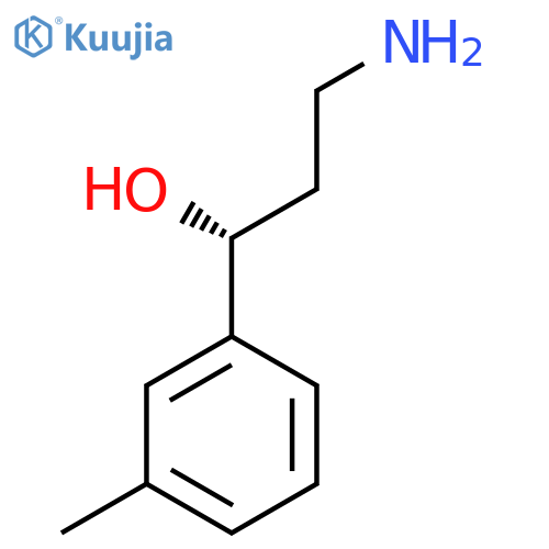 (1R)-3-amino-1-(3-methylphenyl)propan-1-ol structure