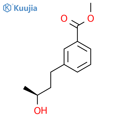 methyl 3-(3S)-3-hydroxybutylbenzoate structure