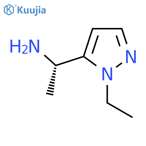 (1S)-1-(1-ethyl-1H-pyrazol-5-yl)ethan-1-amine structure