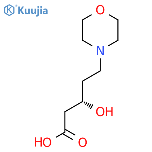 (3S)-3-hydroxy-5-(morpholin-4-yl)pentanoic acid structure