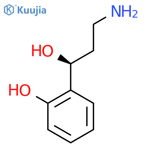 2-(1S)-3-amino-1-hydroxypropylphenol structure