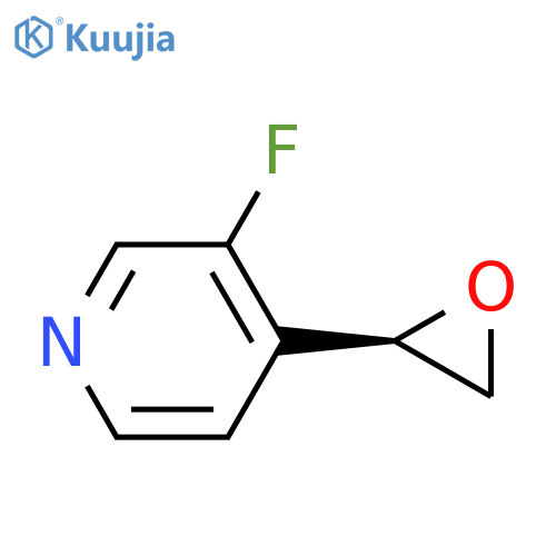 3-fluoro-4-(2R)-oxiran-2-ylpyridine structure