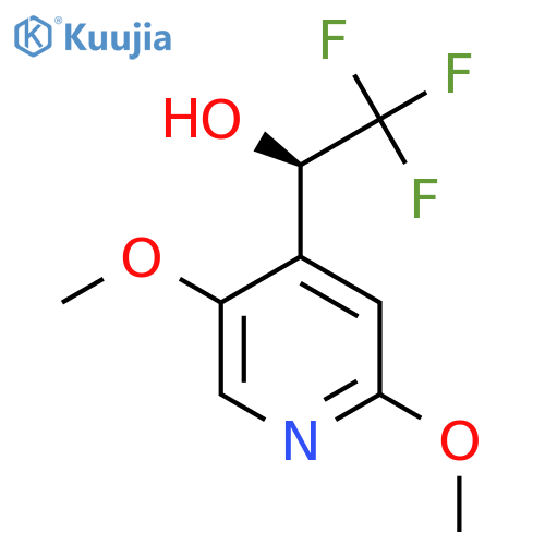 (1R)-1-(2,5-dimethoxypyridin-4-yl)-2,2,2-trifluoroethan-1-ol structure
