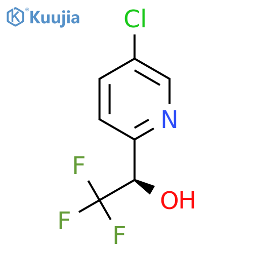 (1R)-1-(5-chloropyridin-2-yl)-2,2,2-trifluoroethan-1-ol structure