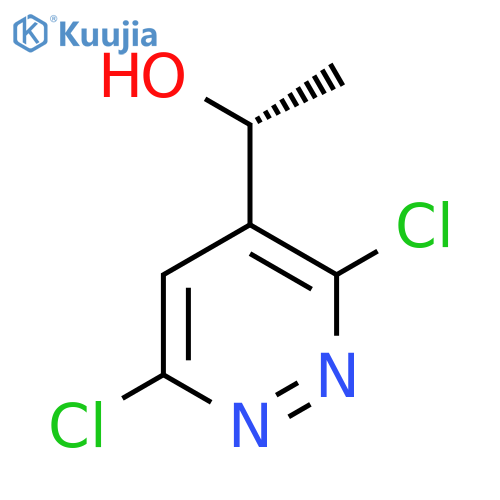 (1R)-1-(3,6-dichloropyridazin-4-yl)ethan-1-ol structure