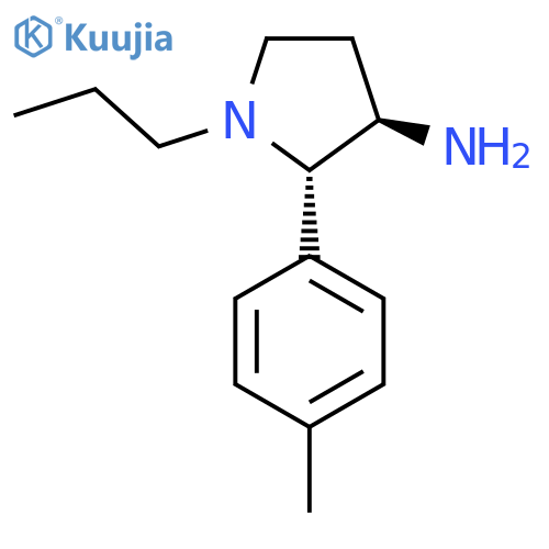 2-(4-Methylphenyl)-1-propylpyrrolidin-3-amine structure