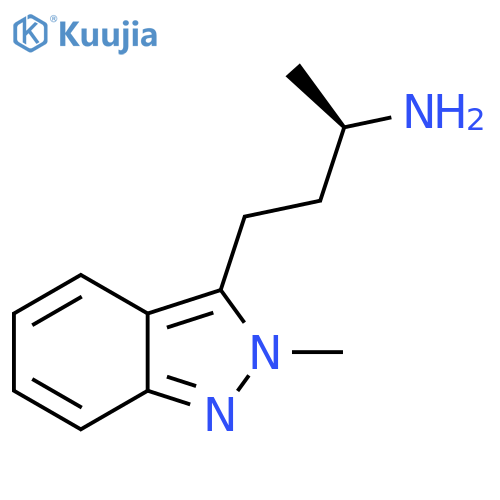 (2R)-4-(2-methyl-2H-indazol-3-yl)butan-2-amine structure