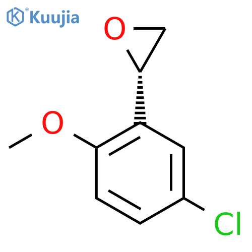 (2S)-2-(5-chloro-2-methoxyphenyl)oxirane structure