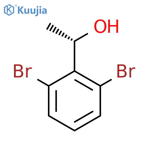 (1S)-1-(2,6-dibromophenyl)ethan-1-ol structure