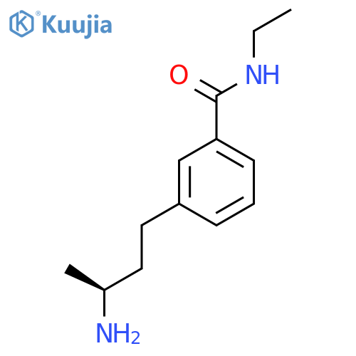 3-(3S)-3-aminobutyl-N-ethylbenzamide structure