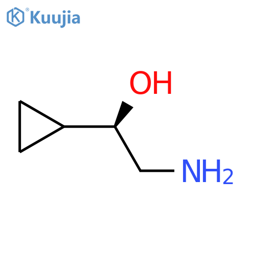 (1R)-2-amino-1-cyclopropylethan-1-ol structure