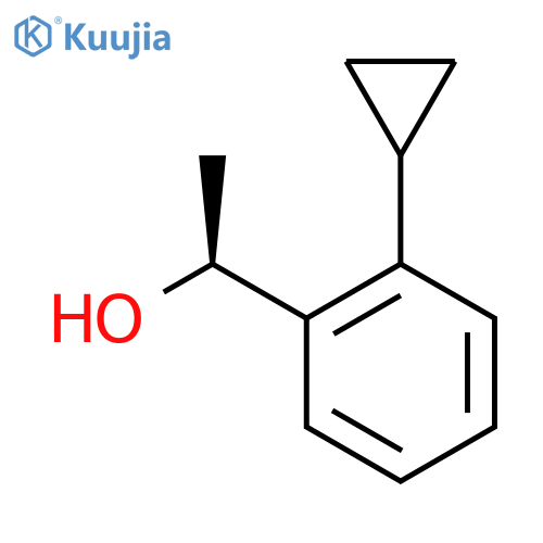 (1S)-1-(2-cyclopropylphenyl)ethan-1-ol structure