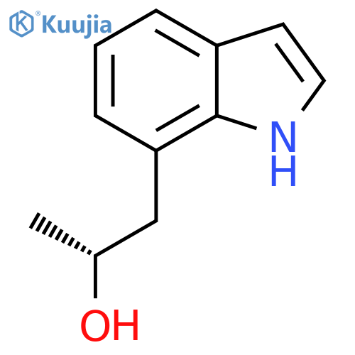 (2R)-1-(1H-indol-7-yl)propan-2-ol structure