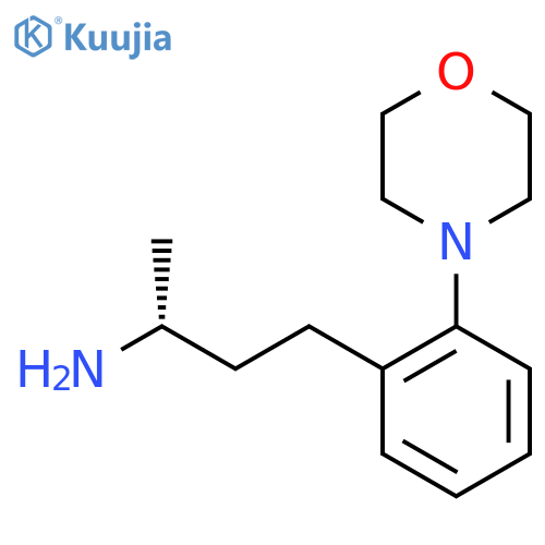 (2R)-4-2-(morpholin-4-yl)phenylbutan-2-amine structure