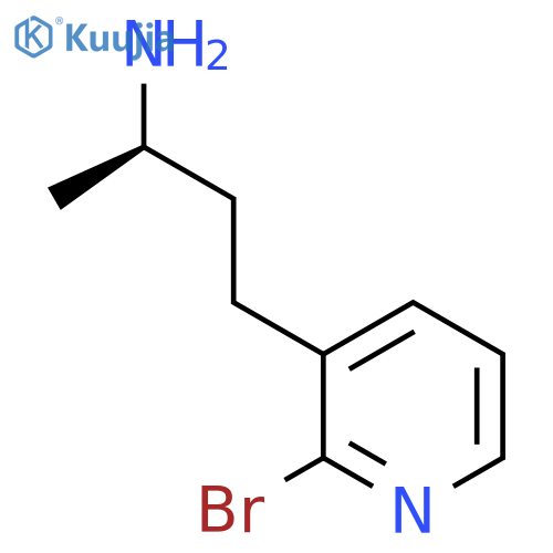 (2R)-4-(2-bromopyridin-3-yl)butan-2-amine structure
