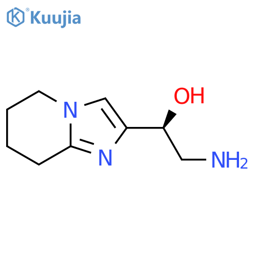 (1S)-2-amino-1-{5H,6H,7H,8H-imidazo1,2-apyridin-2-yl}ethan-1-ol structure