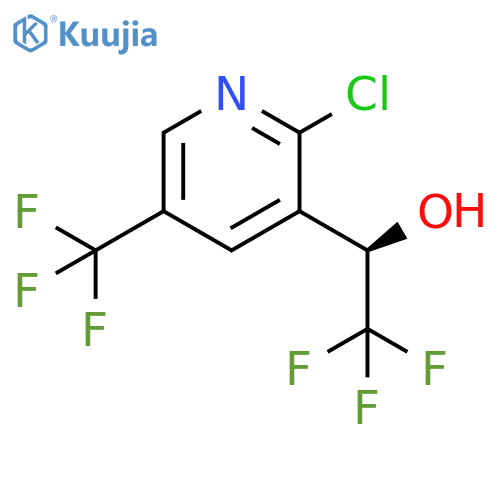 (1R)-1-2-chloro-5-(trifluoromethyl)pyridin-3-yl-2,2,2-trifluoroethan-1-ol structure