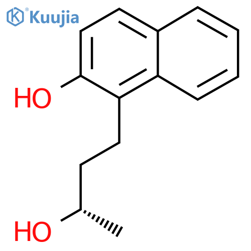 1-(3S)-3-hydroxybutylnaphthalen-2-ol structure