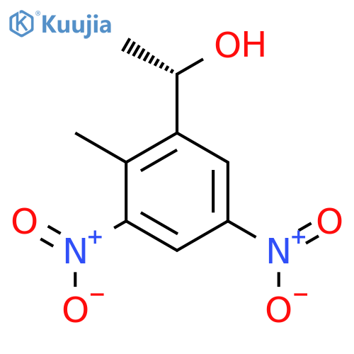 (1S)-1-(2-methyl-3,5-dinitrophenyl)ethan-1-ol structure