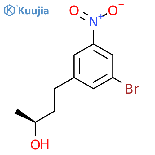 (2S)-4-(3-bromo-5-nitrophenyl)butan-2-ol structure
