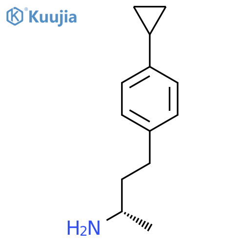 (2S)-4-(4-cyclopropylphenyl)butan-2-amine structure