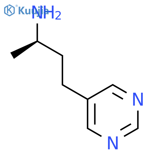 (2R)-4-(pyrimidin-5-yl)butan-2-amine structure