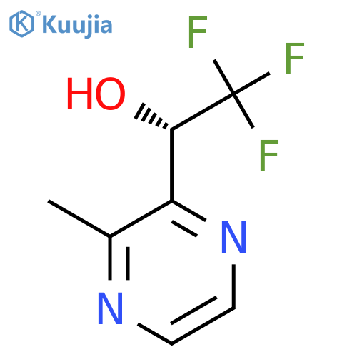(1S)-2,2,2-trifluoro-1-(3-methylpyrazin-2-yl)ethan-1-ol structure