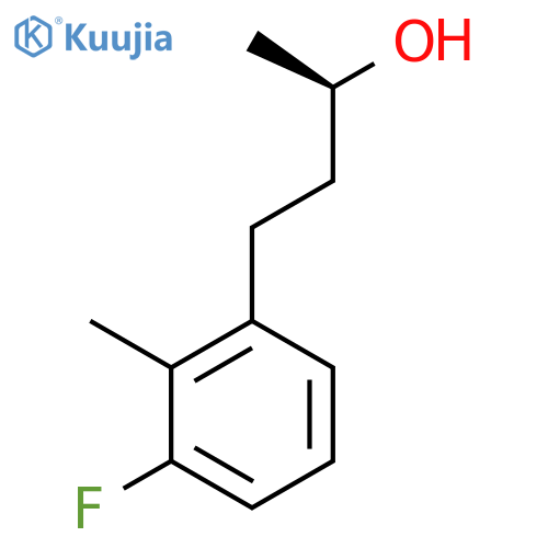 (2R)-4-(3-fluoro-2-methylphenyl)butan-2-ol structure