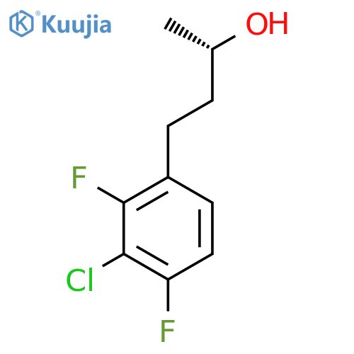 (2S)-4-(3-chloro-2,4-difluorophenyl)butan-2-ol structure