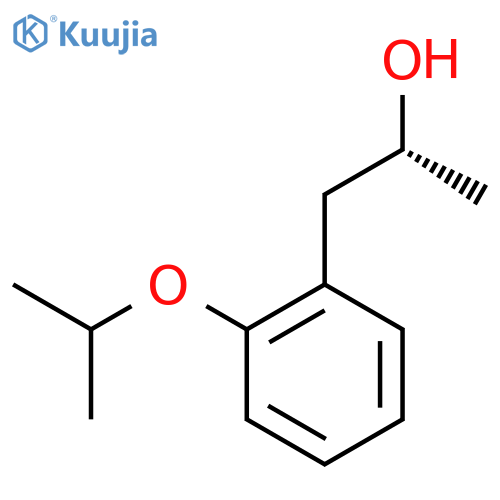 (2R)-1-2-(propan-2-yloxy)phenylpropan-2-ol structure