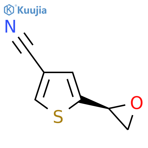 5-(2S)-oxiran-2-ylthiophene-3-carbonitrile structure