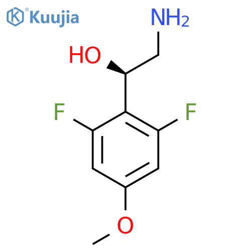 (1R)-2-amino-1-(2,6-difluoro-4-methoxyphenyl)ethan-1-ol structure