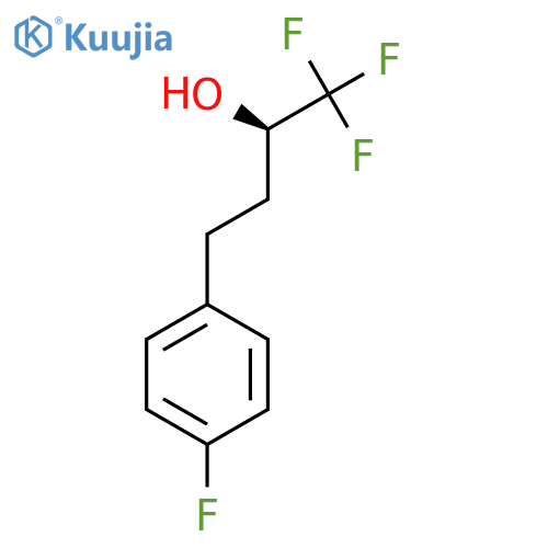 (2R)-1,1,1-trifluoro-4-(4-fluorophenyl)butan-2-ol structure